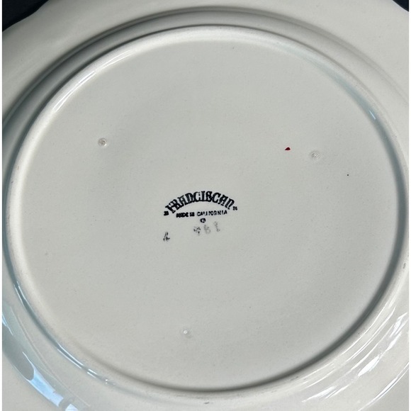 Franciscan Desert Rose Dinner Plates Set of 3 Vintage Made in California W/Flaws - Picture 4 of 9